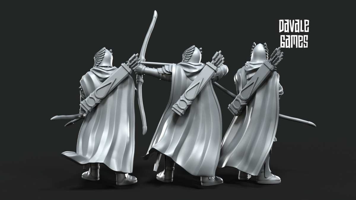 Guards of Grey Castle mit Langbogen